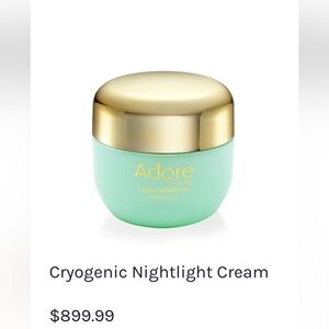 Adore Cryogenic Nightlight Cream - Gold and Green